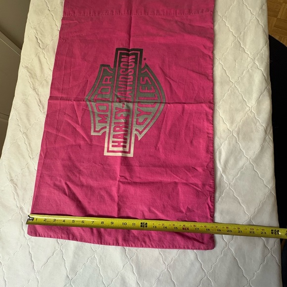 Pink Harley Davidson Pillow Case - Picture 3 of 4